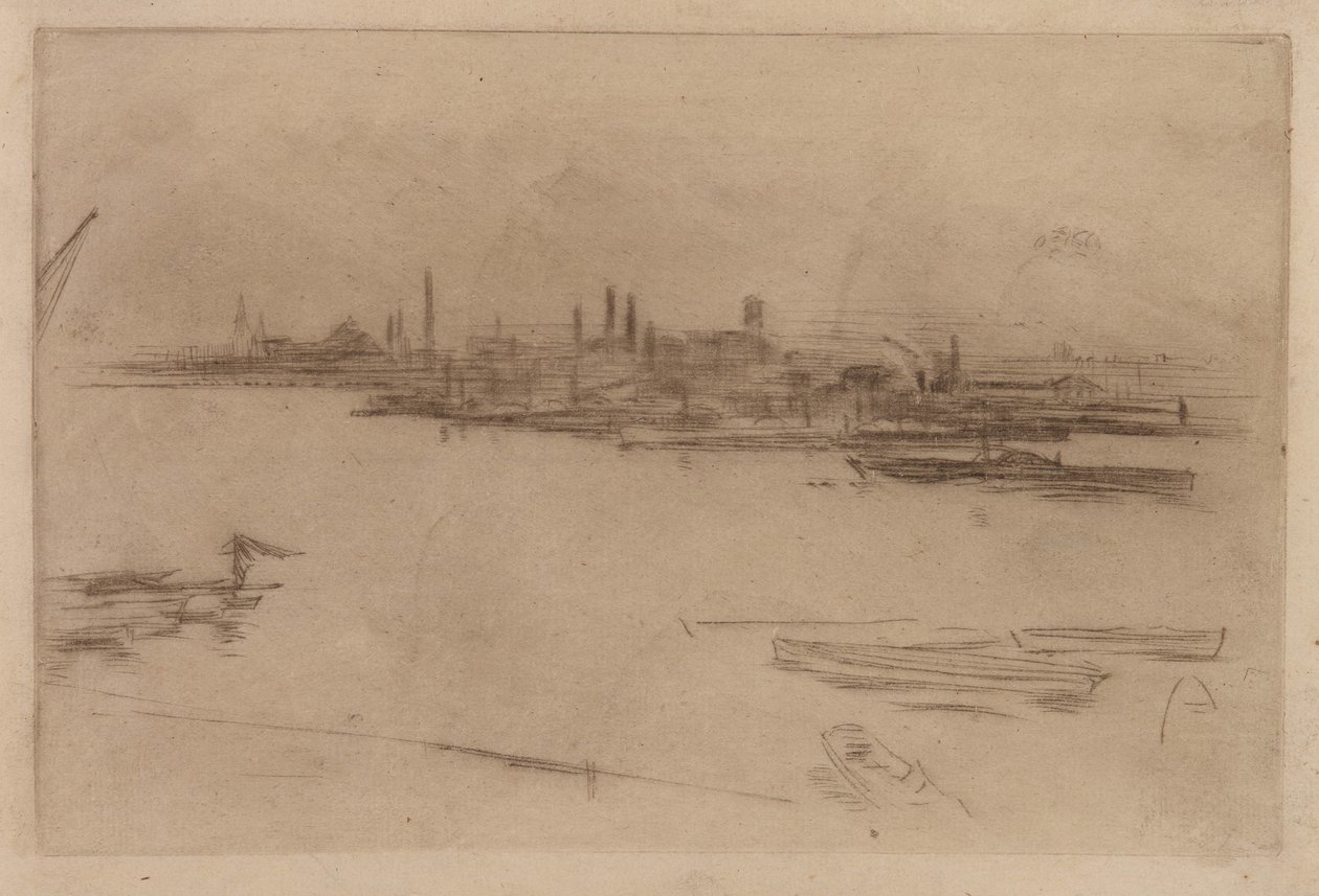 Battersea Morn alkotó: James Abbott McNeill Whistler