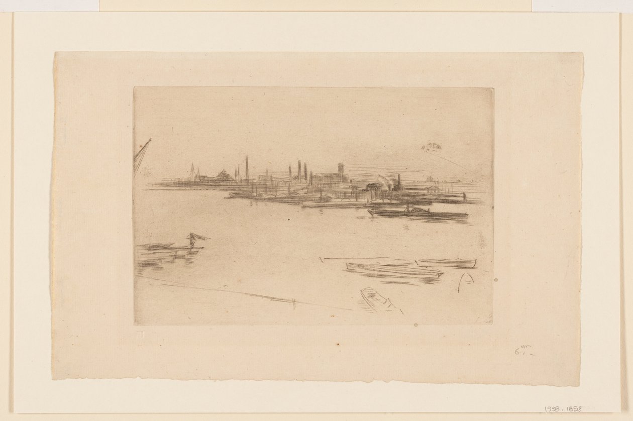 Battersea Morn alkotó: James Abbott McNeill Whistler
