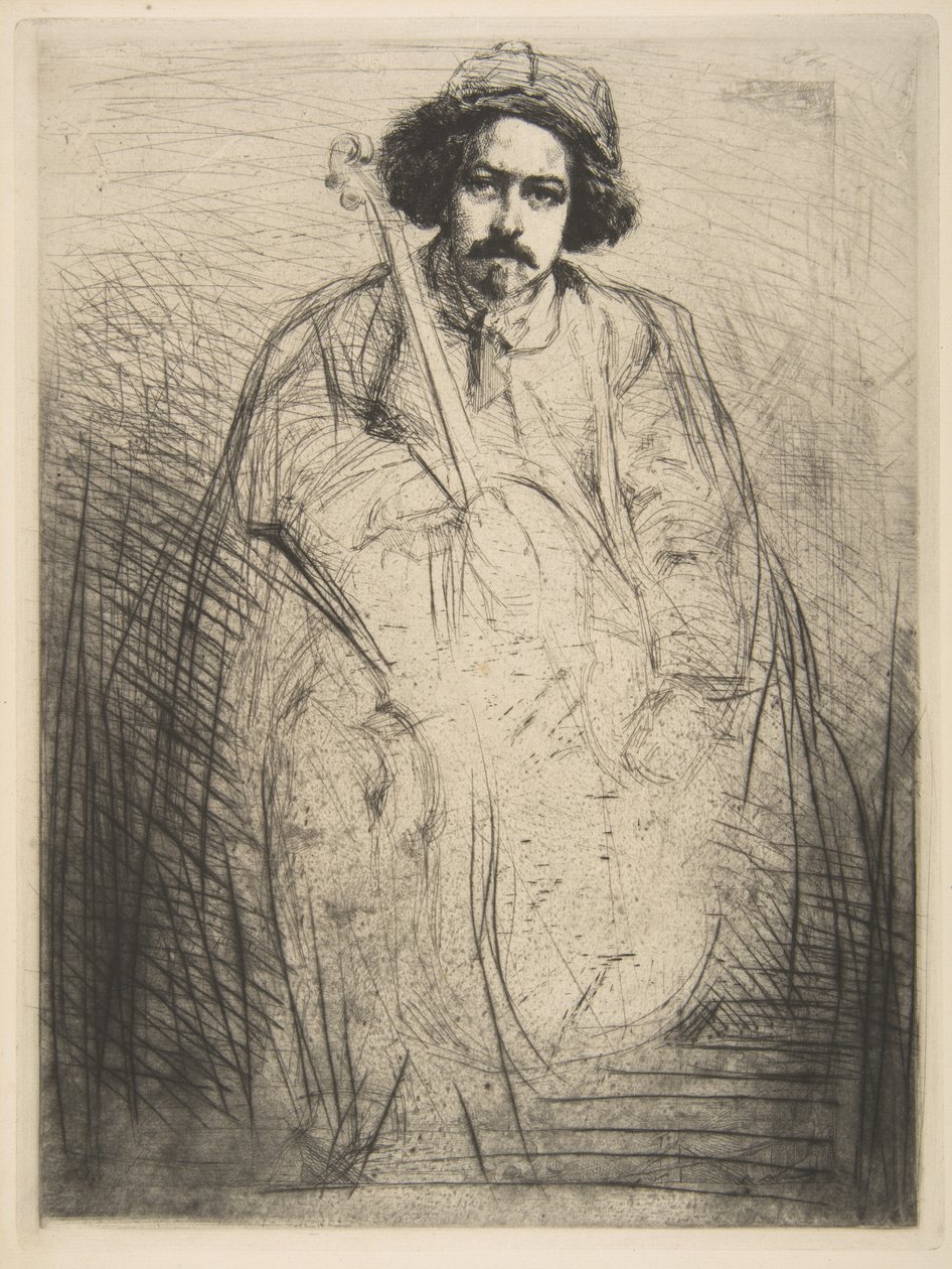 Becquet (J. Becquet, szobrász) alkotó: James McNeill Whistler