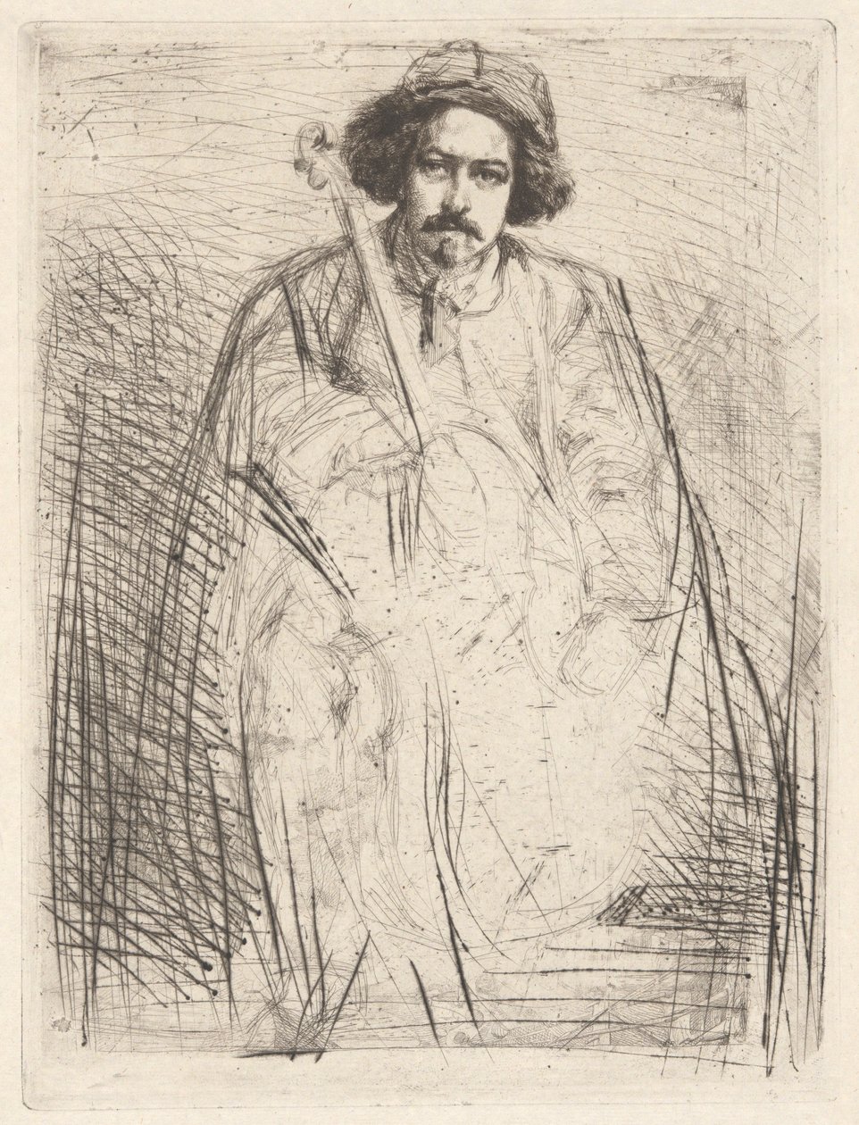 Becquet (A hegedűs), a alkotó: James Abbott McNeill Whistler