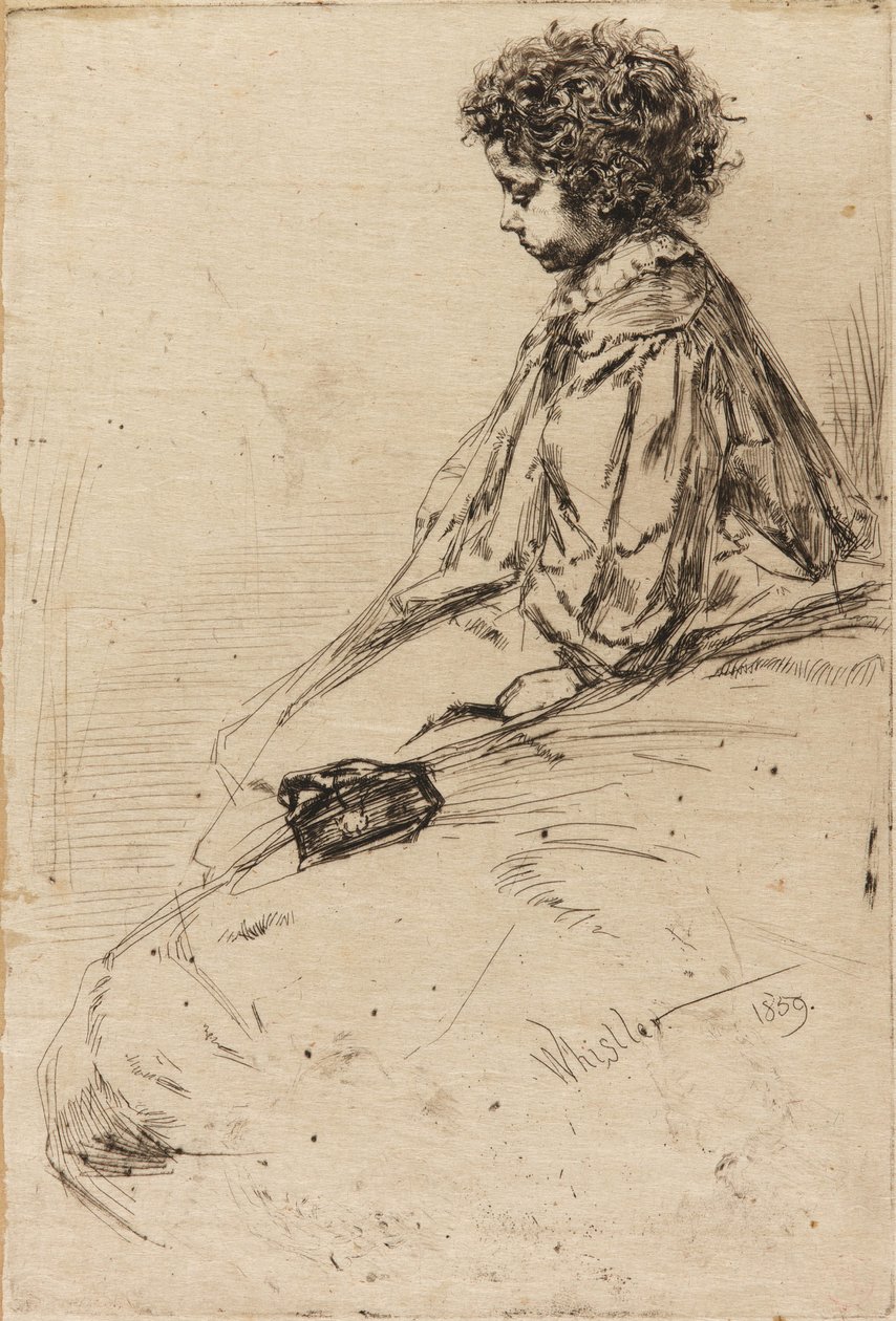 Bibi Lalouette alkotó: James Abbott McNeill Whistler