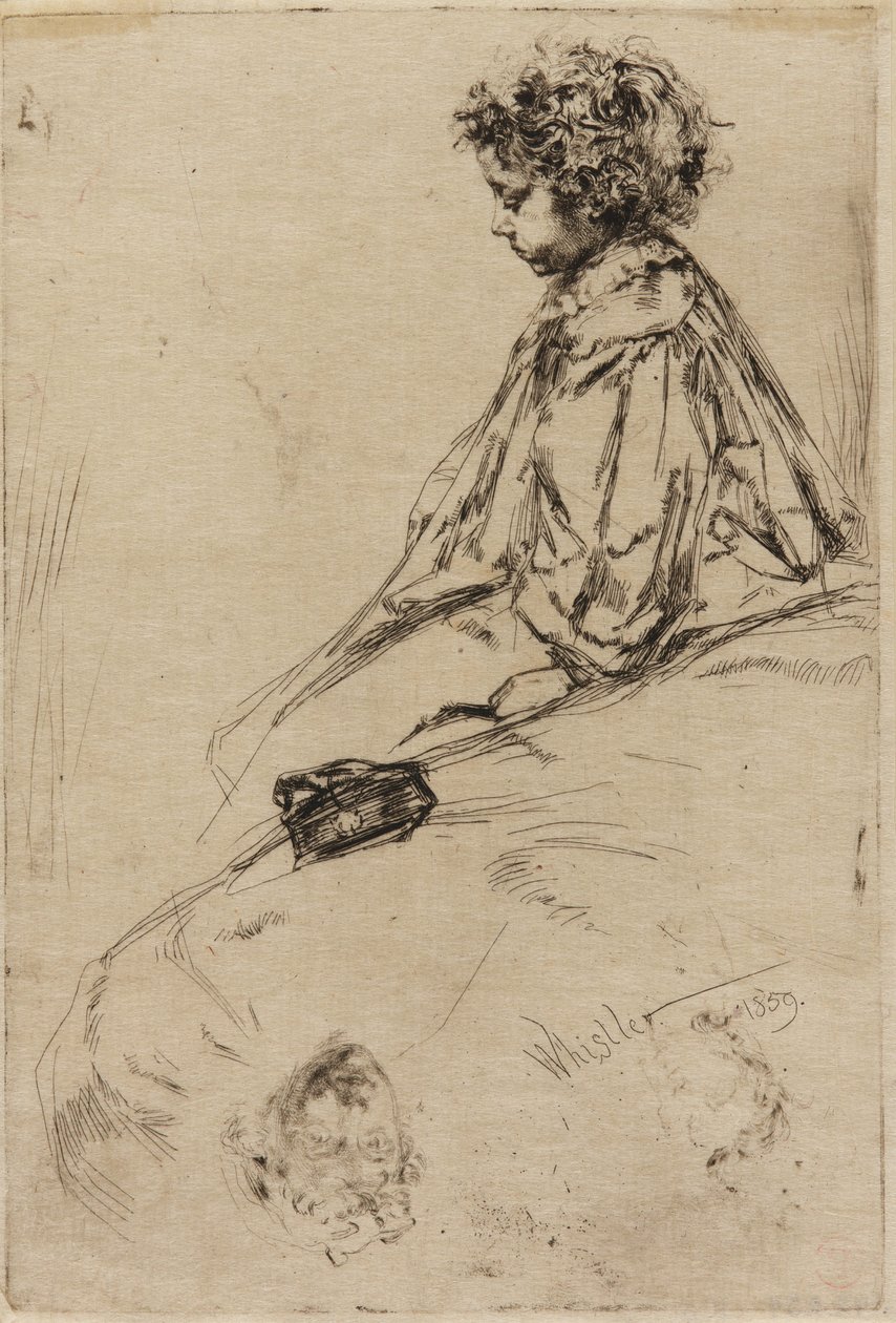 Bibi Lalouette alkotó: James Abbott McNeill Whistler
