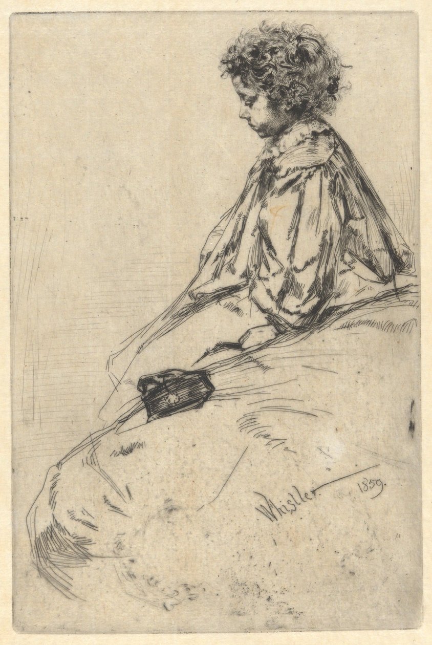 Bibi Lalouette alkotó: James McNeill Whistler