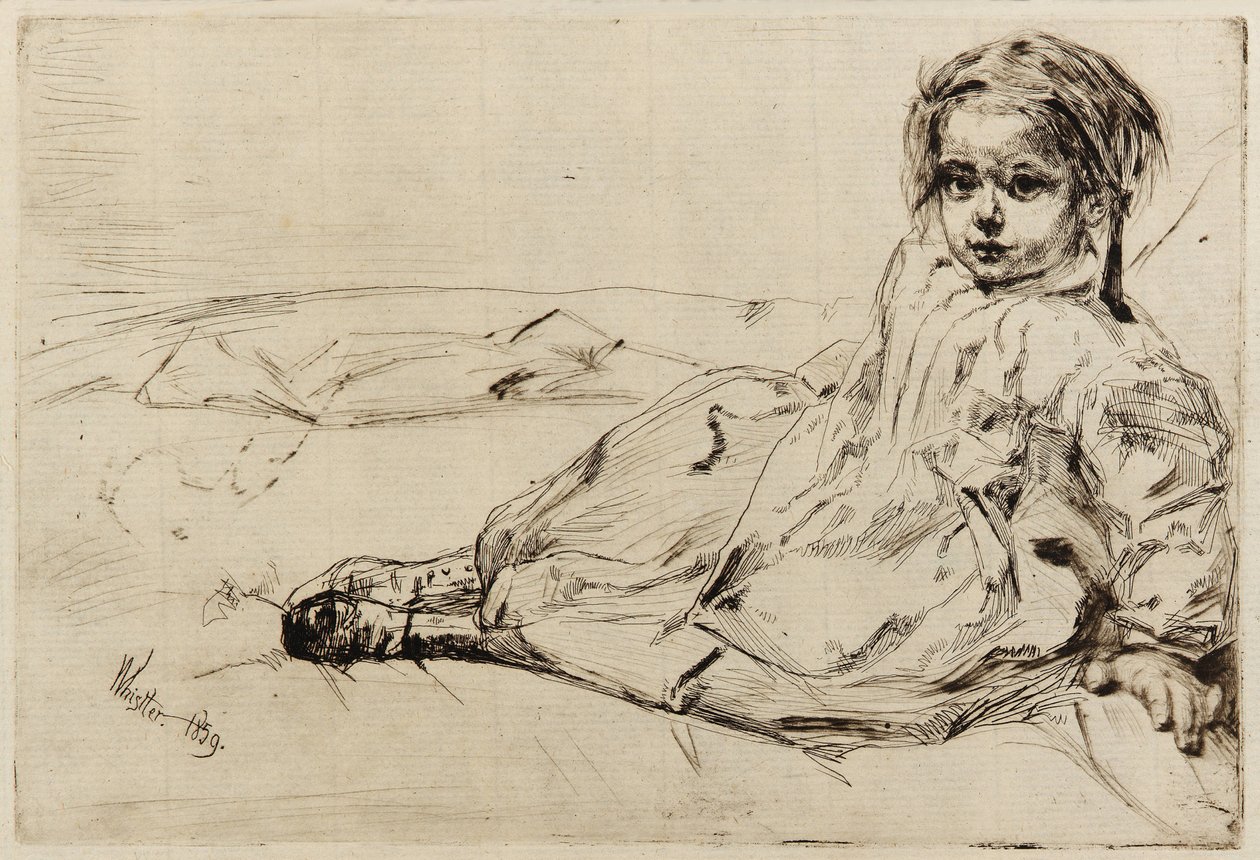 Bibi Valentin alkotó: James Abbott McNeill Whistler