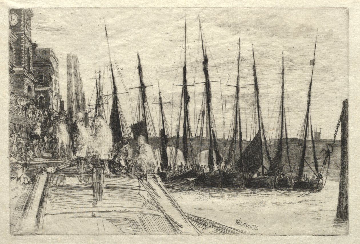 Billingsgate alkotó: James McNeill Whistler