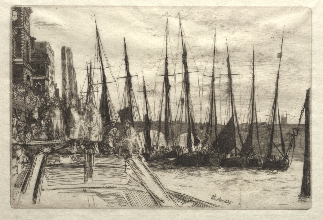 Billingsgate alkotó: James McNeill Whistler