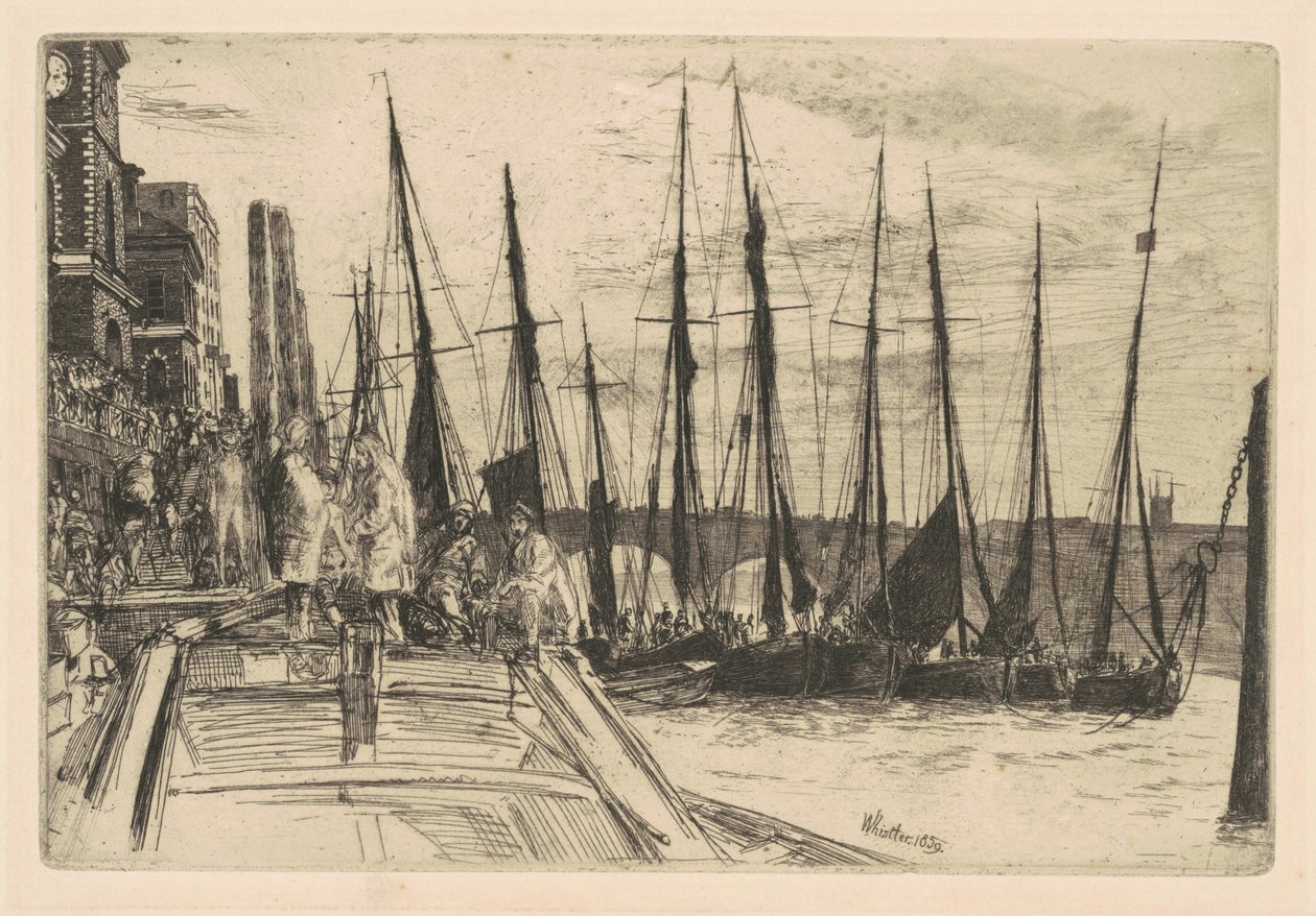 Billingsgate alkotó: James McNeill Whistler