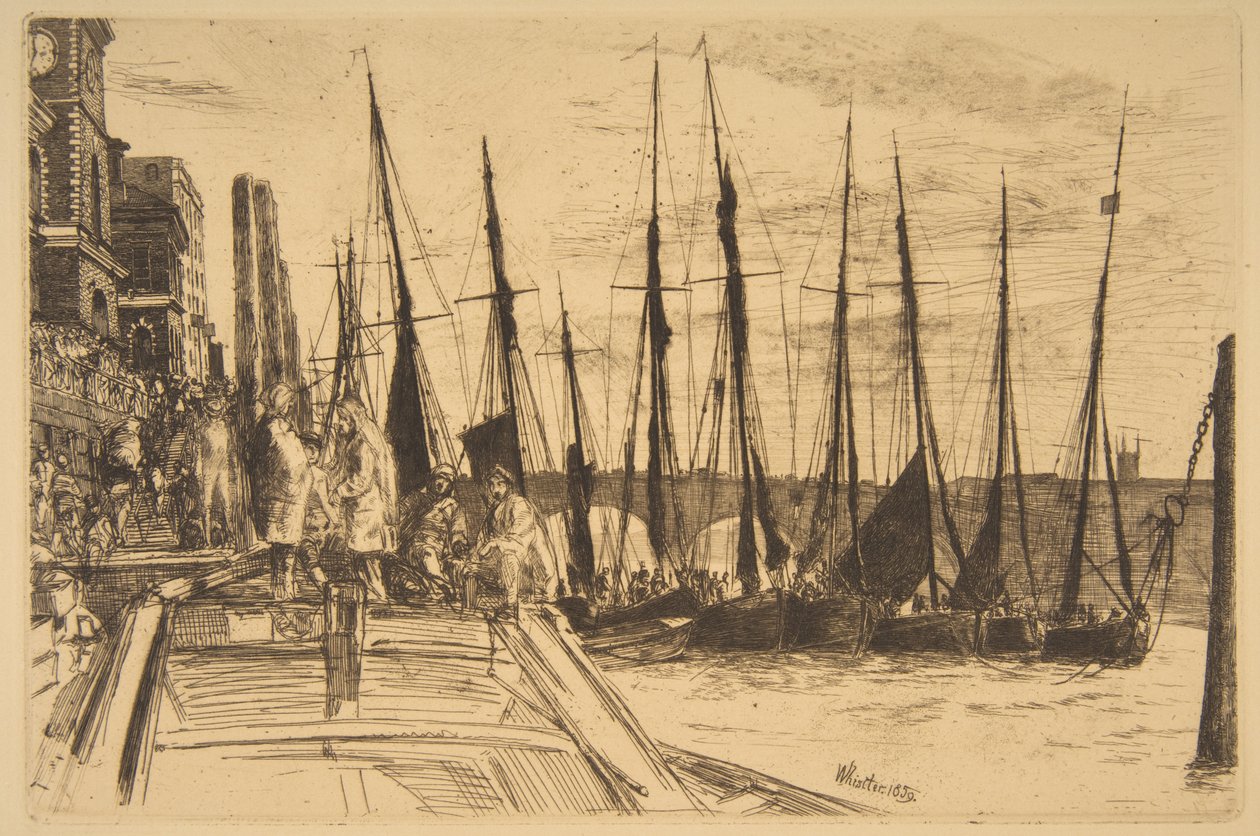 Billingsgate alkotó: James McNeill Whistler