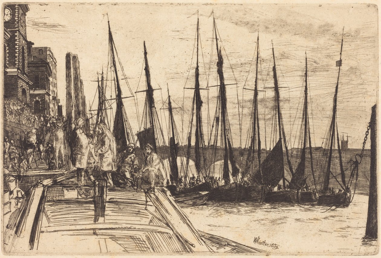 Billingsgate alkotó: James McNeill Whistler