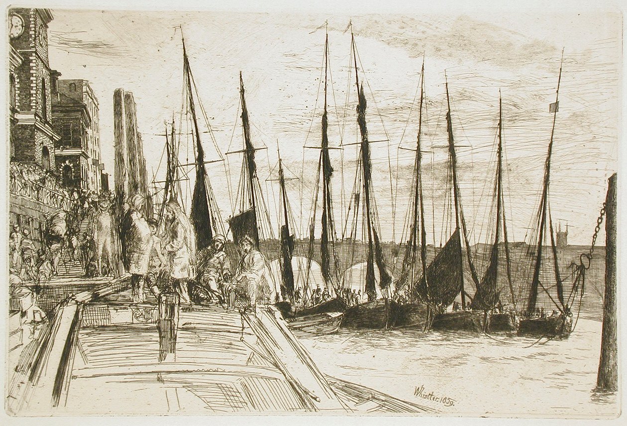 Billingsgate alkotó: James McNeill Whistler