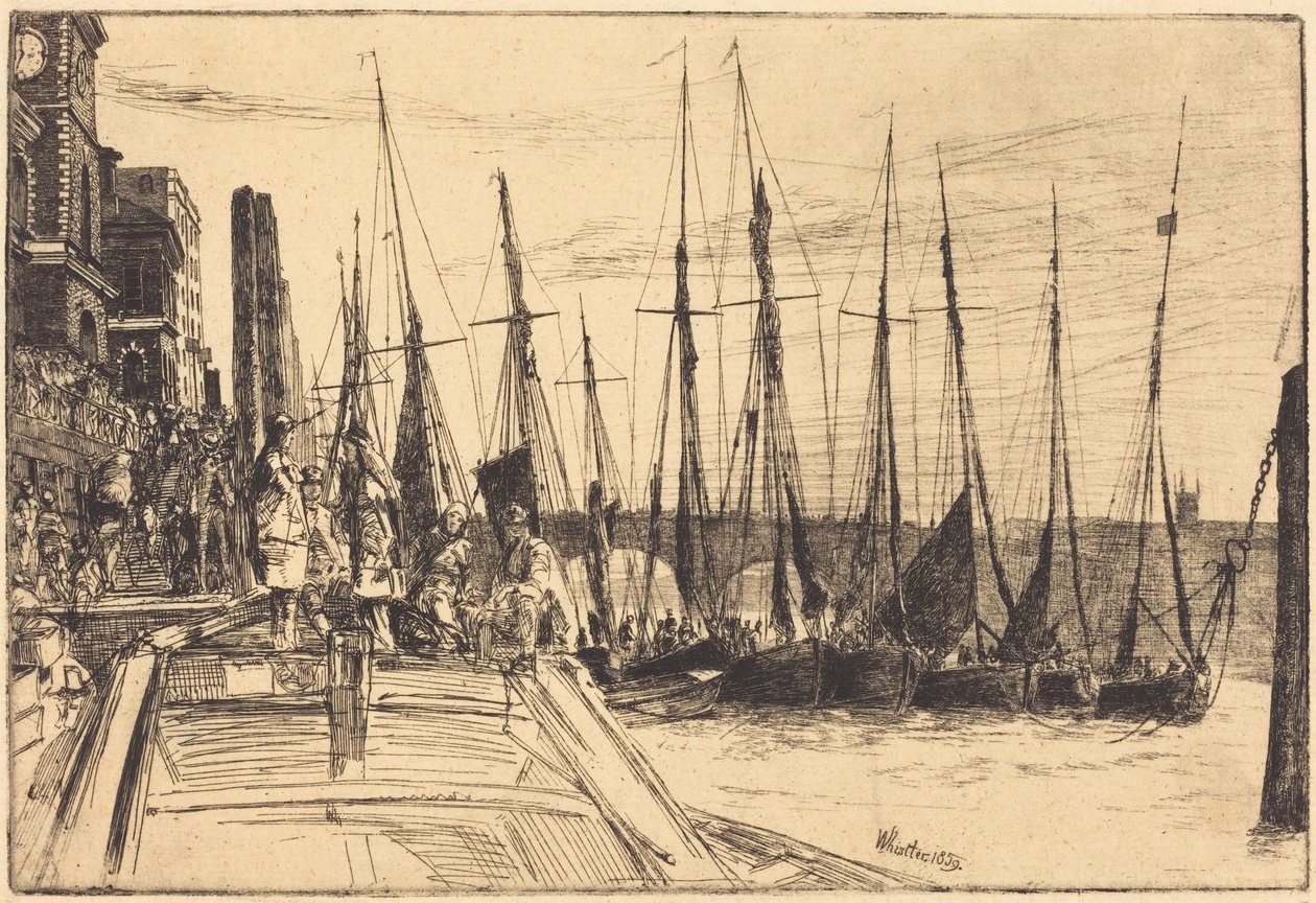 Billingsgate alkotó: James McNeill Whistler