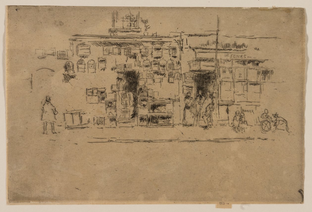 Madárketrecek, Chelsea alkotó: James Abbott McNeill Whistler