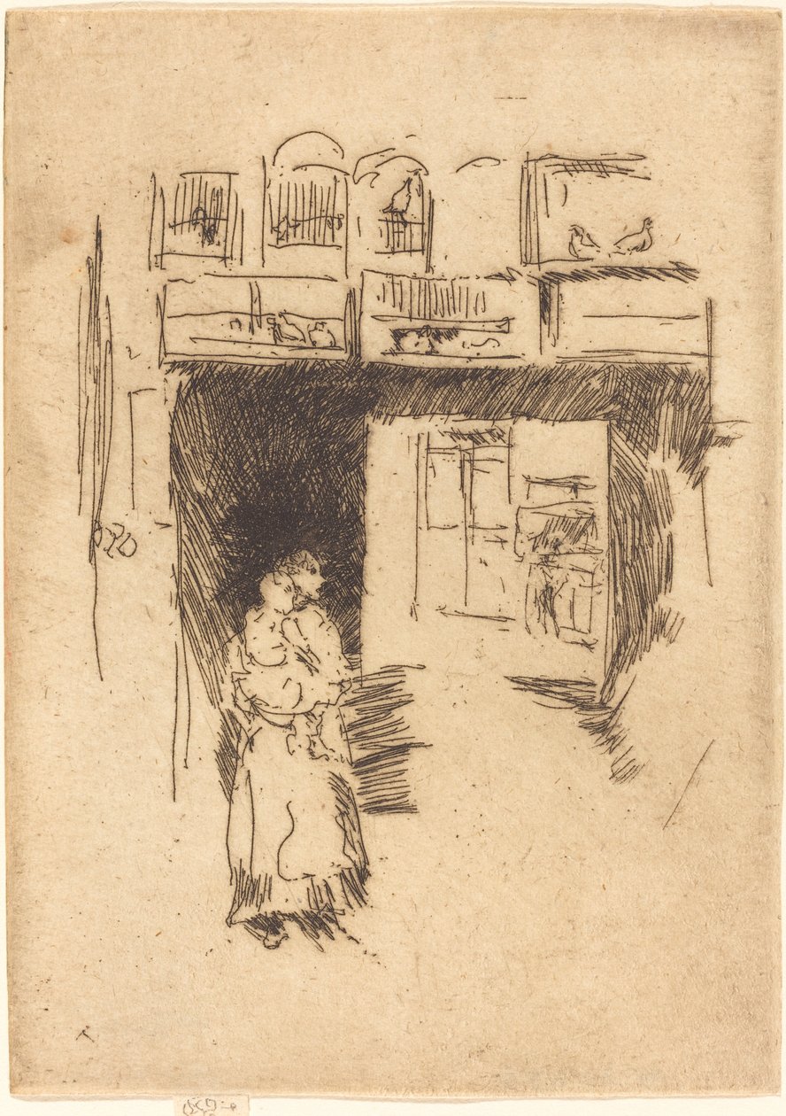 Madárketrecek, Drury Lane alkotó: James Abbott McNeill Whistler