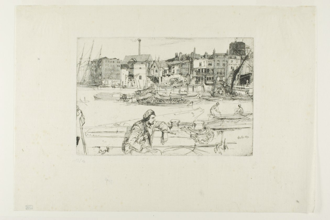 Fekete Oroszlán rakpart alkotó: James McNeill Whistler