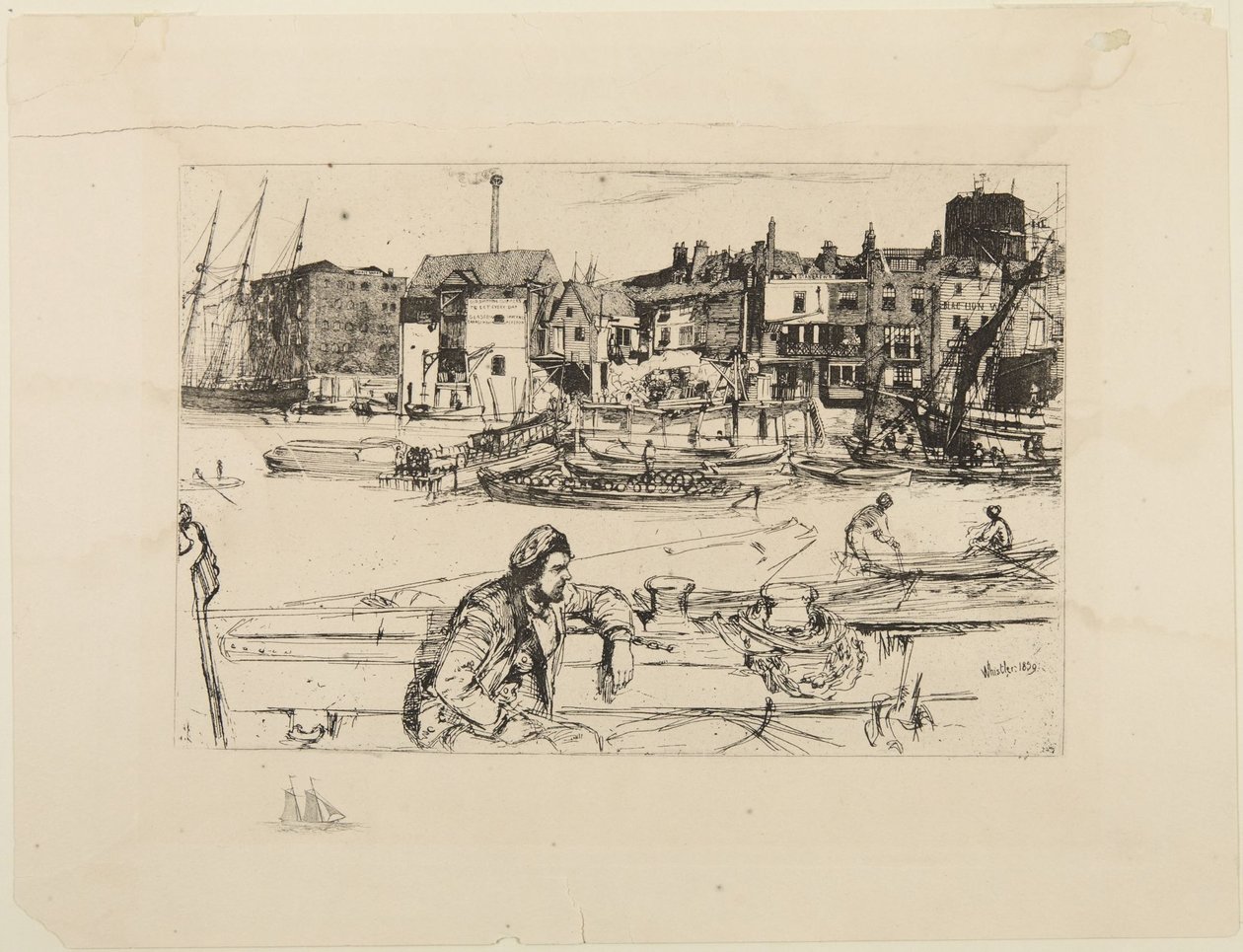 Fekete Oroszlán rakpart alkotó: James McNeill Whistler