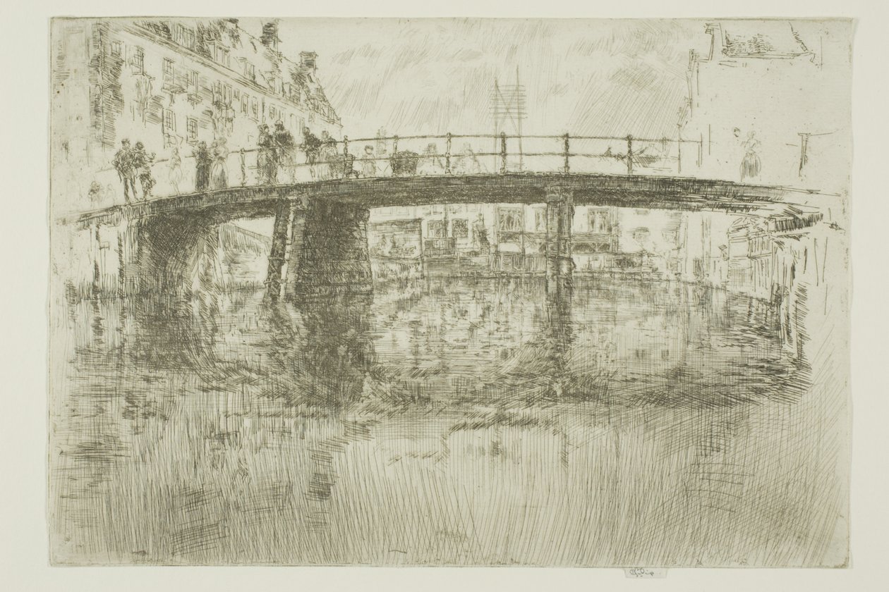 Híd, Amszterdam alkotó: James Abbott McNeill Whistler
