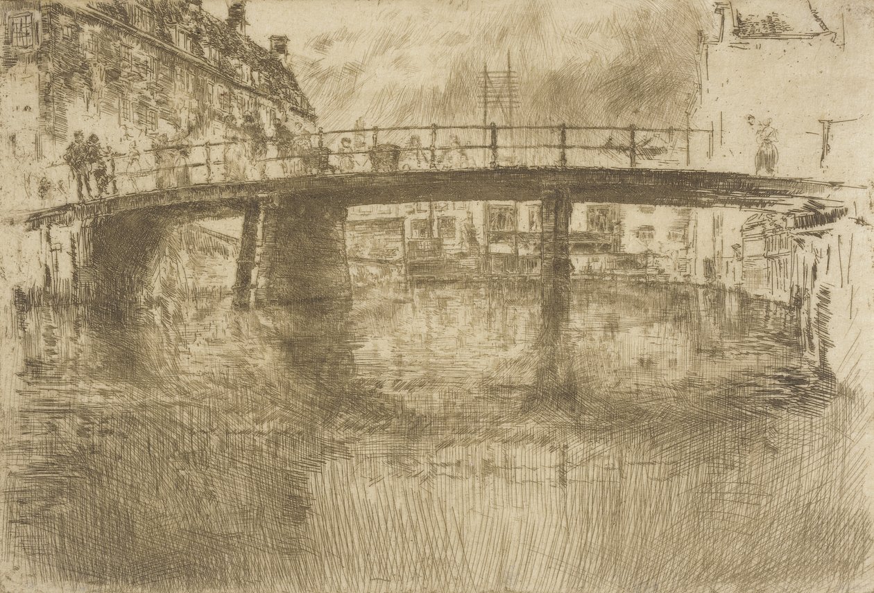 Híd, Amszterdam alkotó: James McNeill Whistler