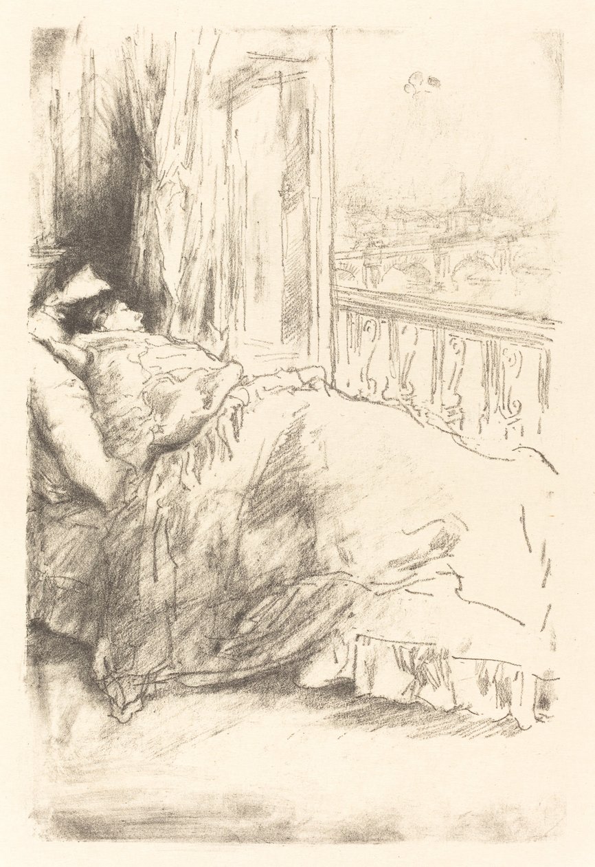 Az Erkély mellett alkotó: James Abbott McNeill Whistler