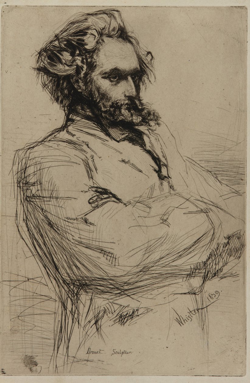 C.L. Drouet, szobrász alkotó: James Abbott McNeill Whistler