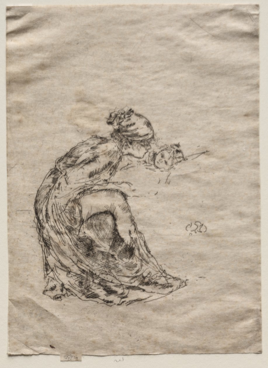Cameo, 1. szám (Anya és gyermek) alkotó: James McNeill Whistler