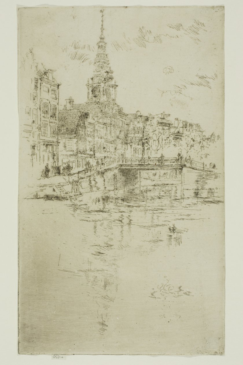Templom, Amszterdam alkotó: James Abbott McNeill Whistler