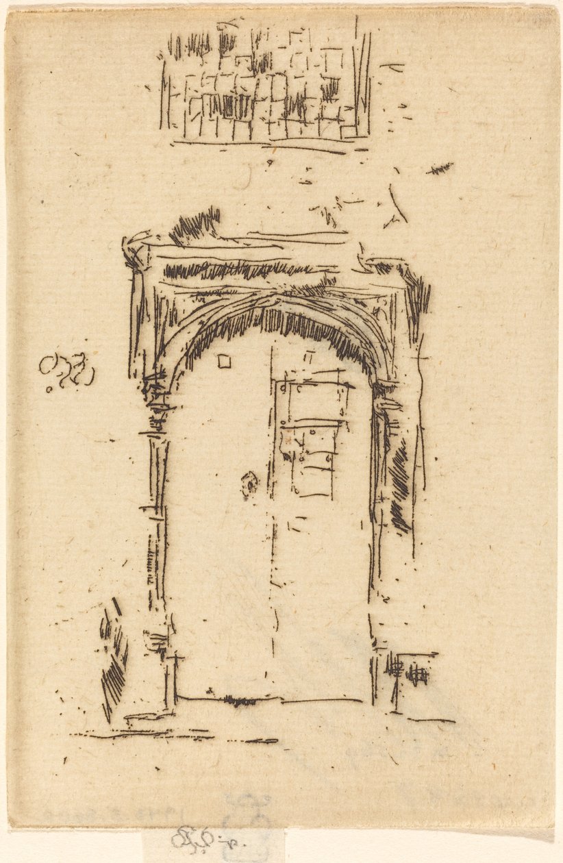 Templomkapu, Edgemere alkotó: James Abbott McNeill Whistler