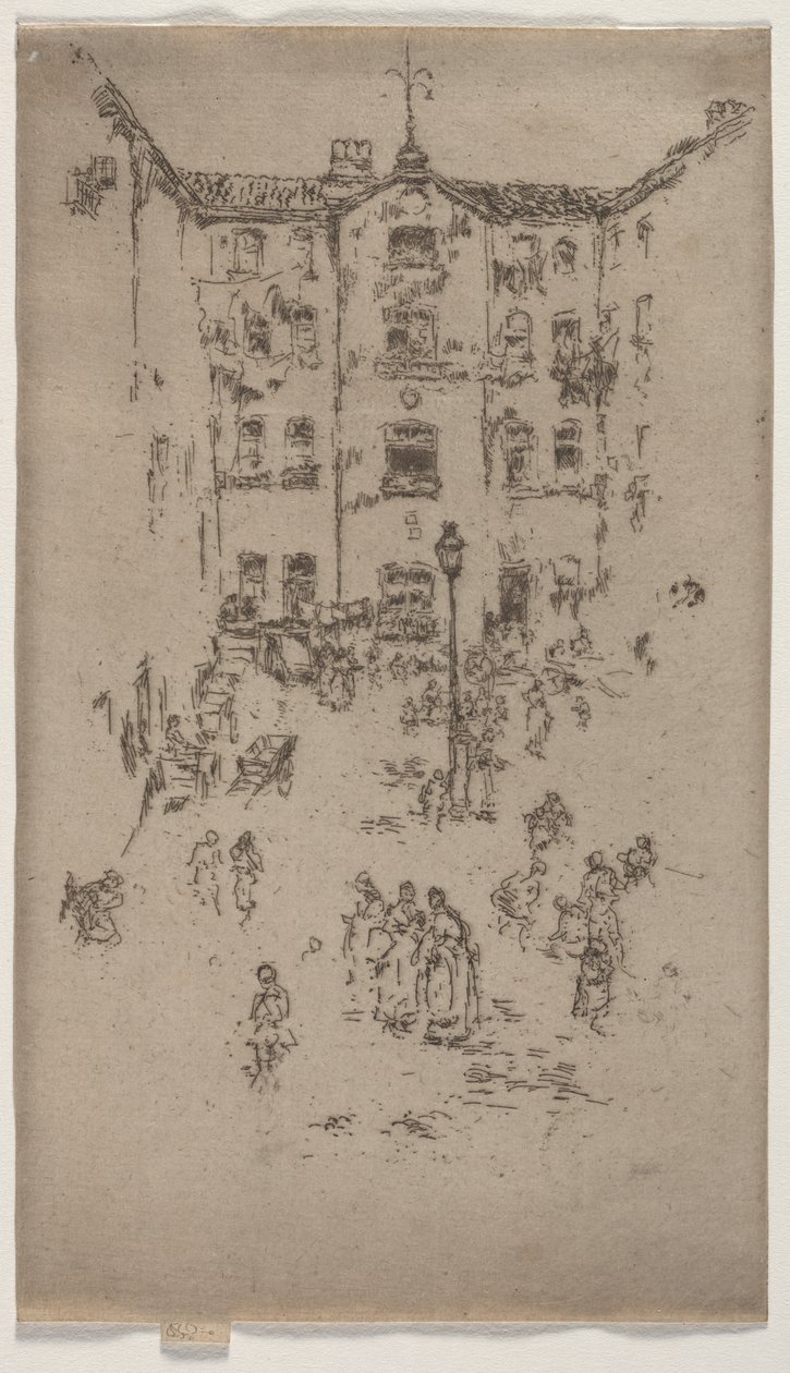 Udvar, Brüsszel alkotó: James McNeill Whistler