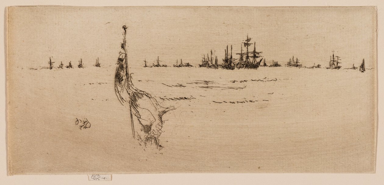A zászló mártása alkotó: James Abbott McNeill Whistler