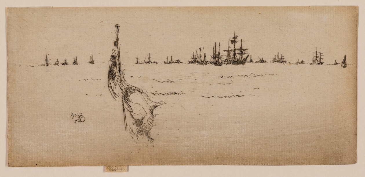 A zászló megmártása alkotó: James McNeill Whistler