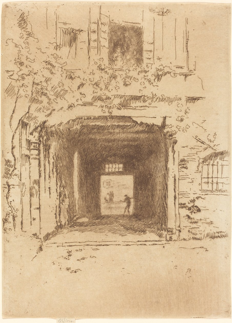 Ajtó és a szőlő alkotó: James Abbott McNeill Whistler