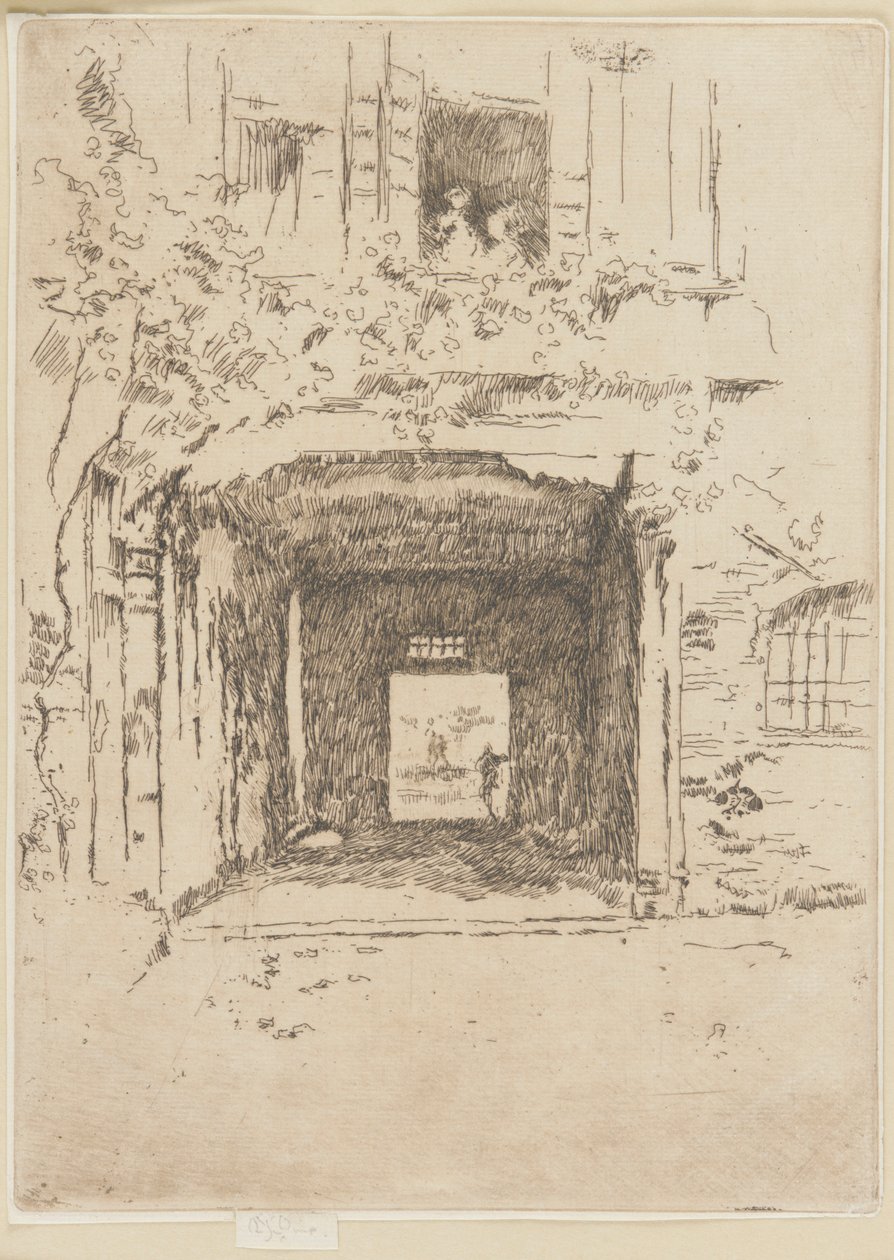 Ajtó és a szőlő alkotó: James Abbott McNeill Whistler