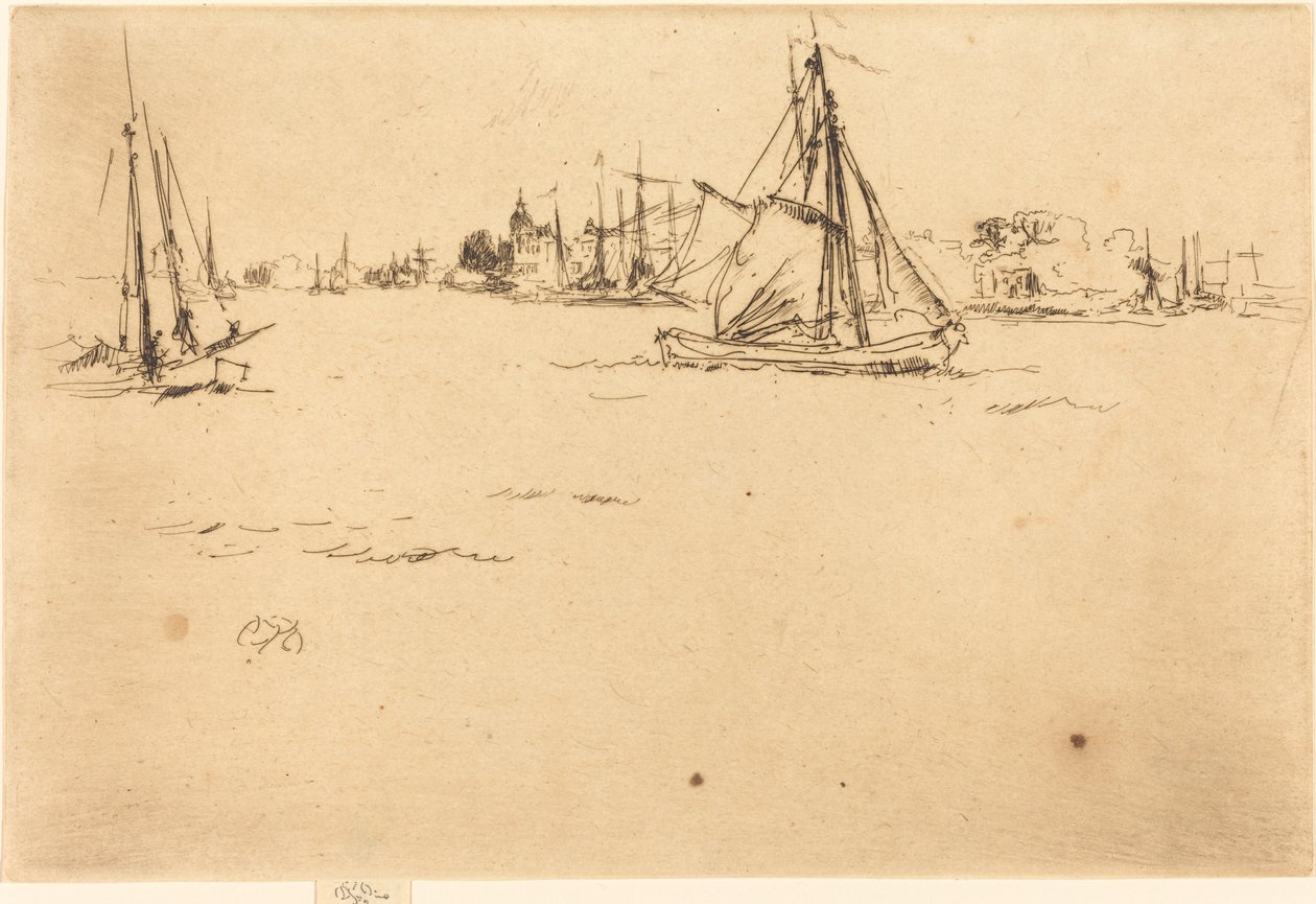 Dordrecht alkotó: James Abbott McNeill Whistler