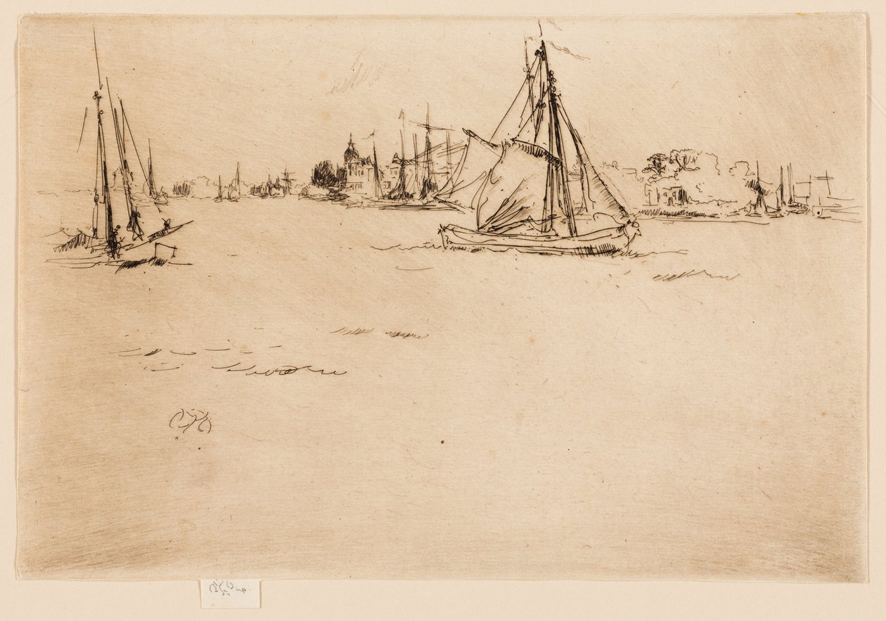 Dordrecht alkotó: James Abbott McNeill Whistler