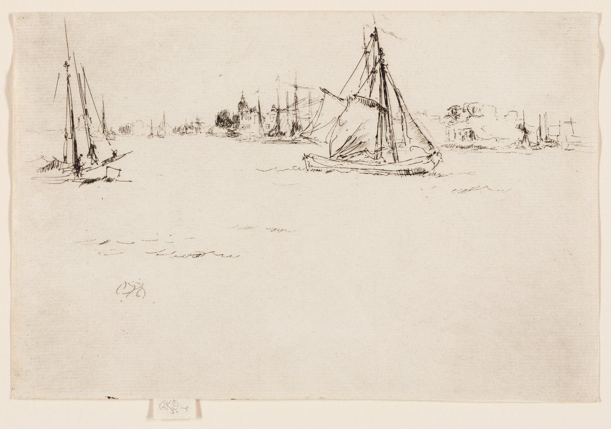 Dordrecht alkotó: James Abbott McNeill Whistler