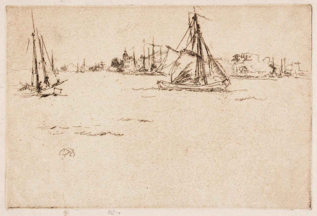 Dordrecht alkotó: James Abbott McNeill Whistler