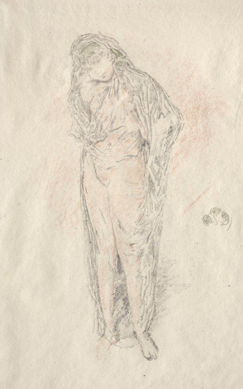 Drapált alak Álló alkotó: James McNeill Whistler