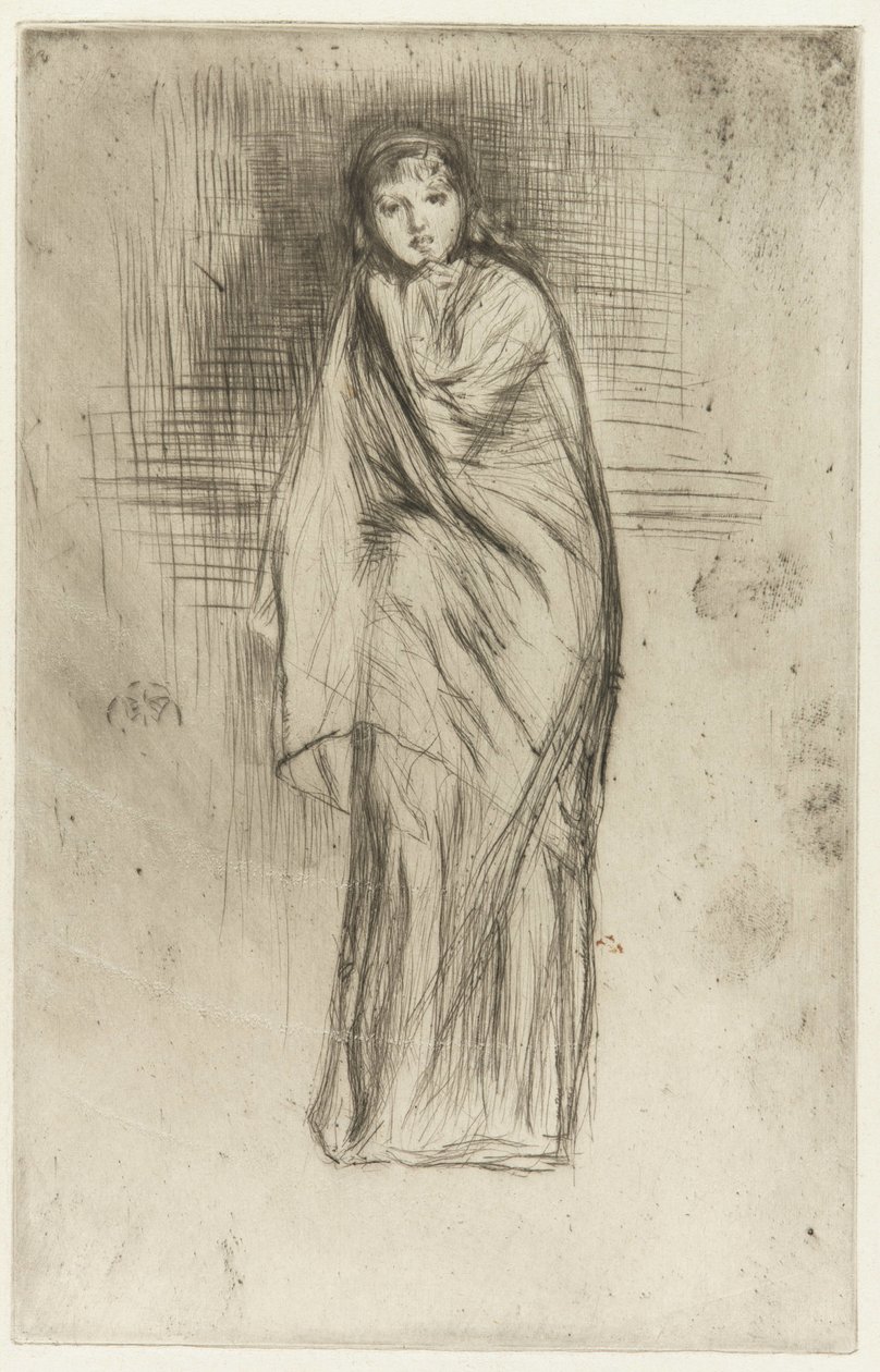 Drapizált modell alkotó: James Abbott McNeill Whistler