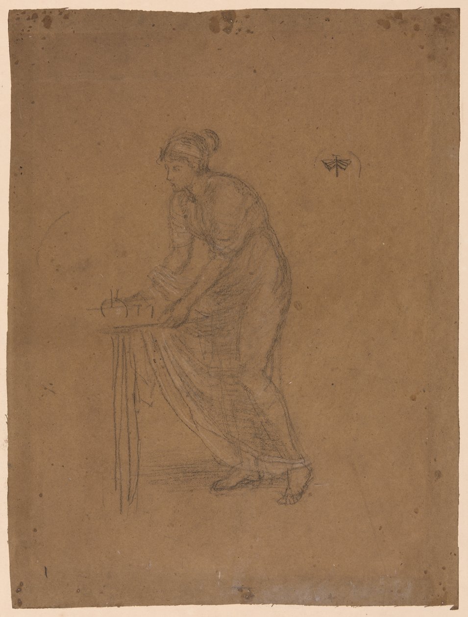 Drapált modell alkotó: James McNeill Whistler