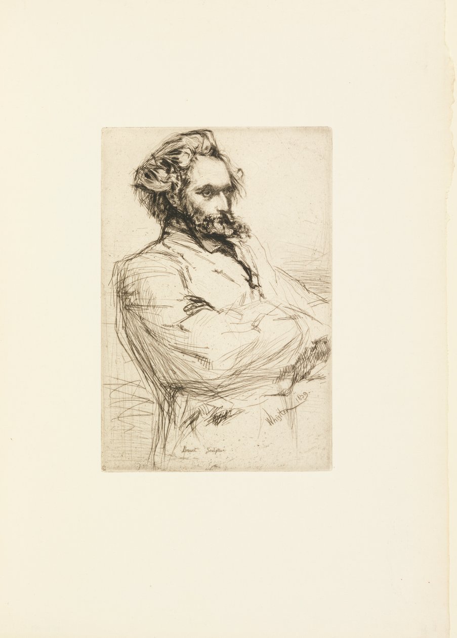 Drouet alkotó: James Abbott McNeill Whistler