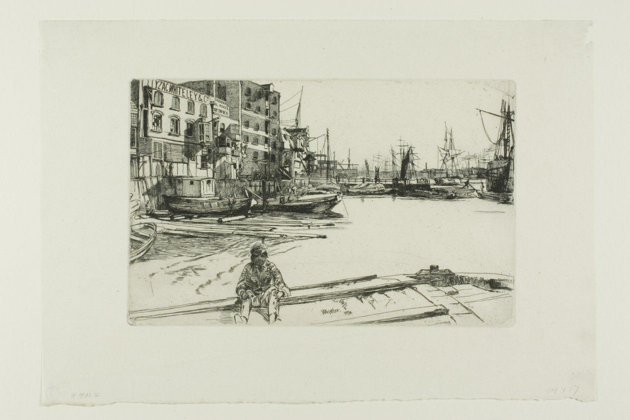 Eagle Wharf alkotó: James Abbott McNeill Whistler