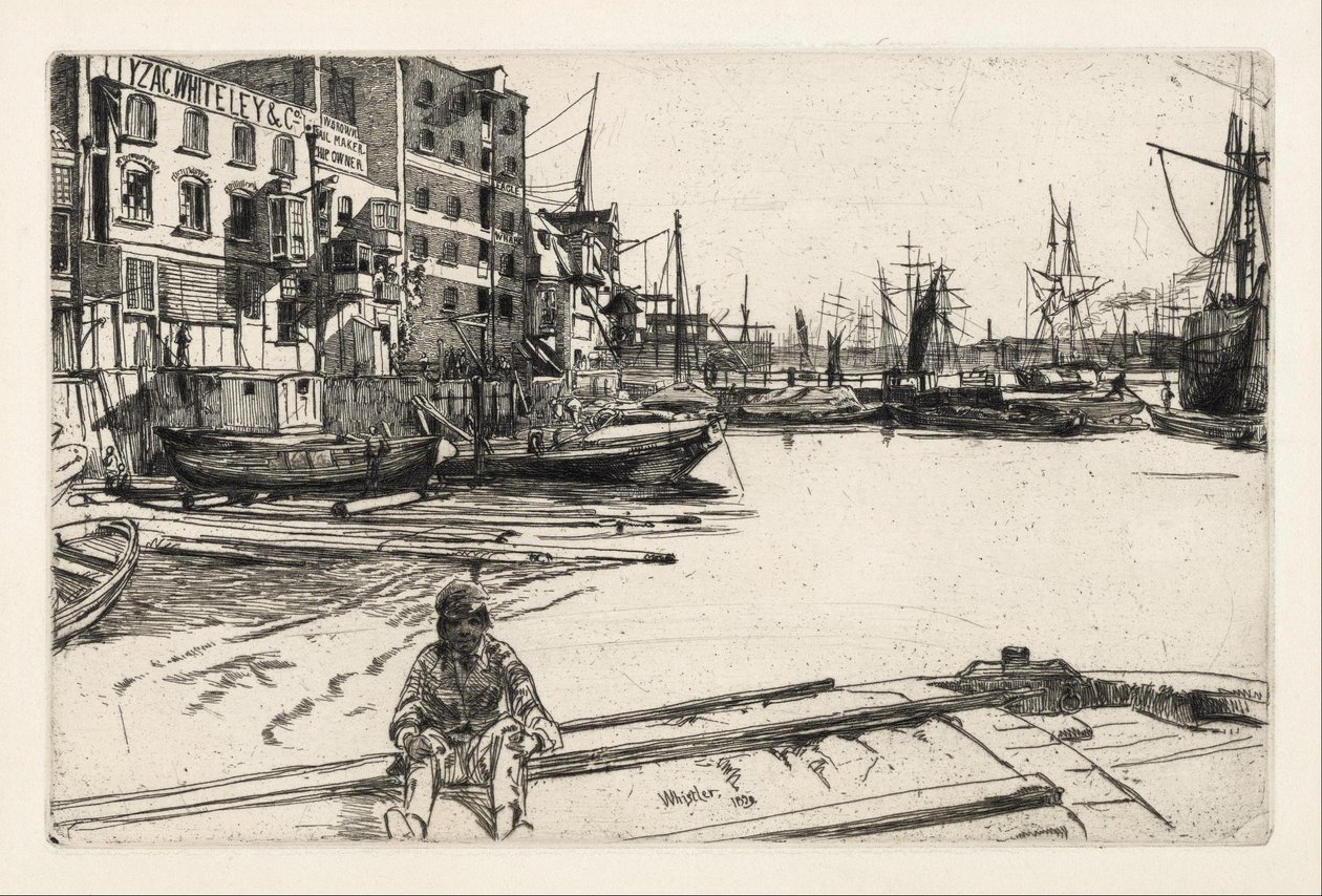 Sas rakpart alkotó: James McNeill Whistler