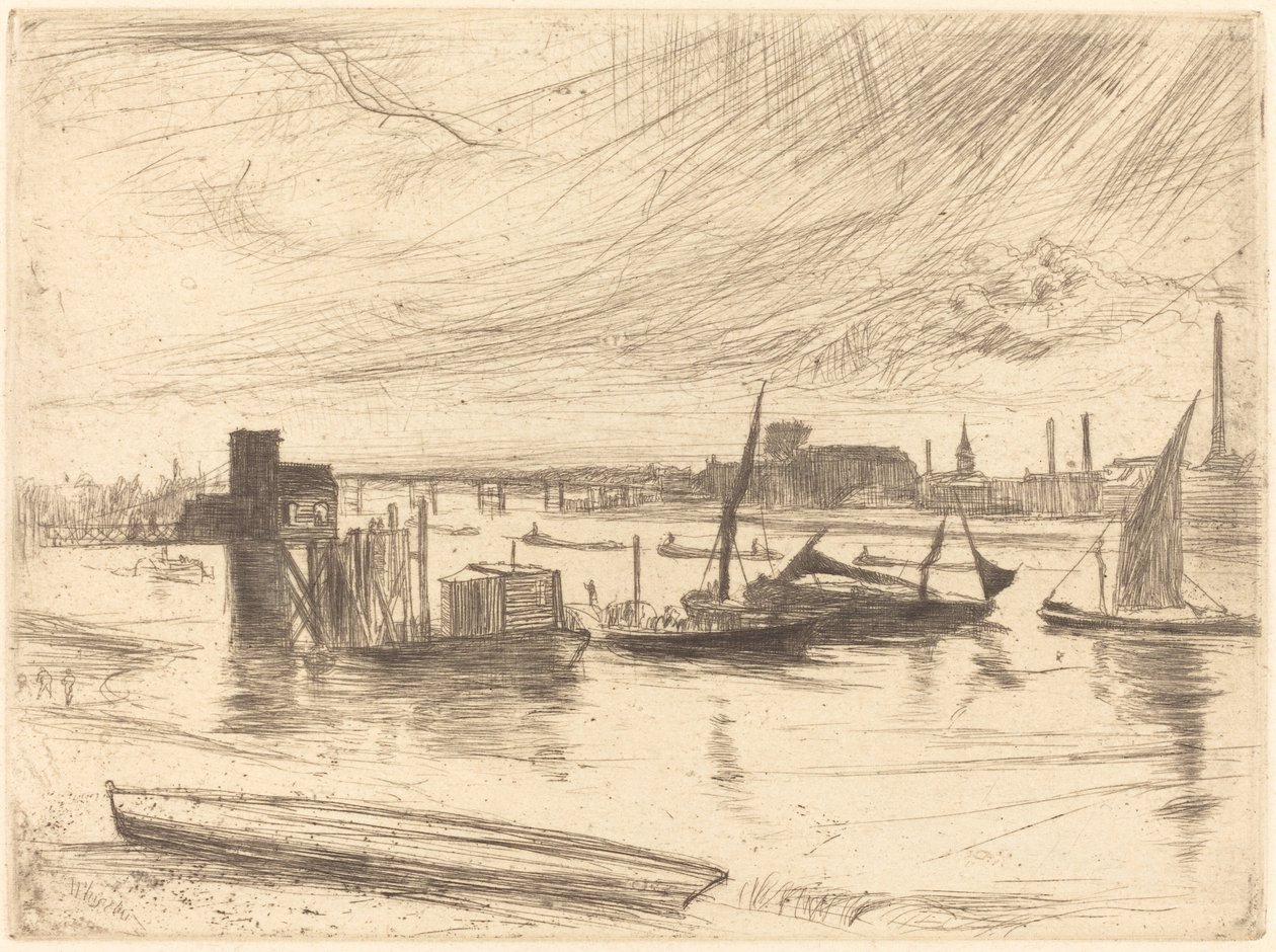 Kora reggel, Battersea alkotó: James Abbott McNeill Whistler