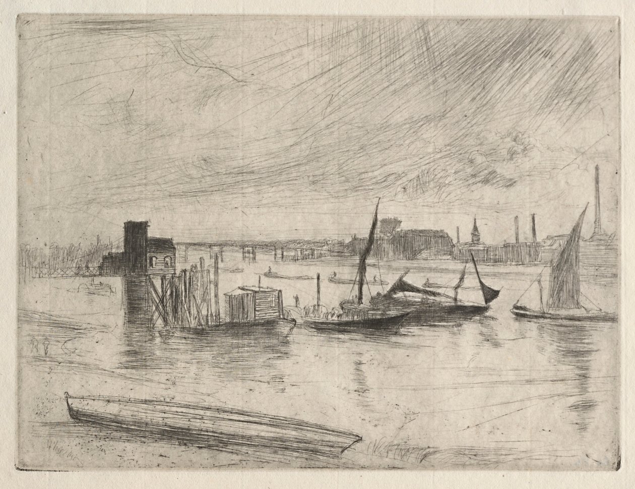 Kora reggel Battersea alkotó: James McNeill Whistler