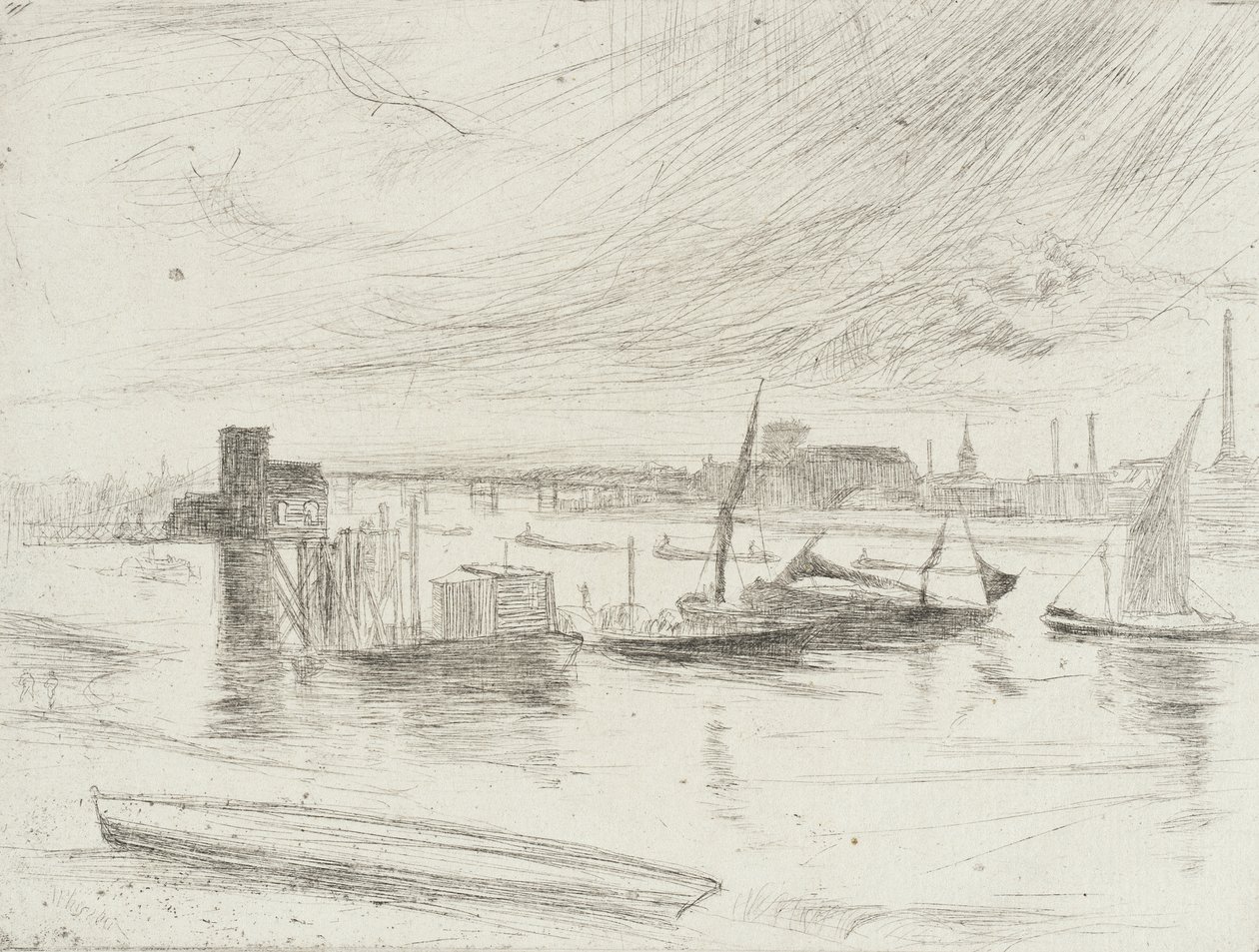 Kora reggel, Battersea alkotó: James McNeill Whistler