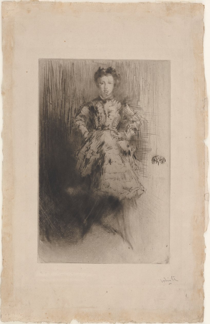 Elinor Leyland alkotó: James Abbott McNeill Whistler