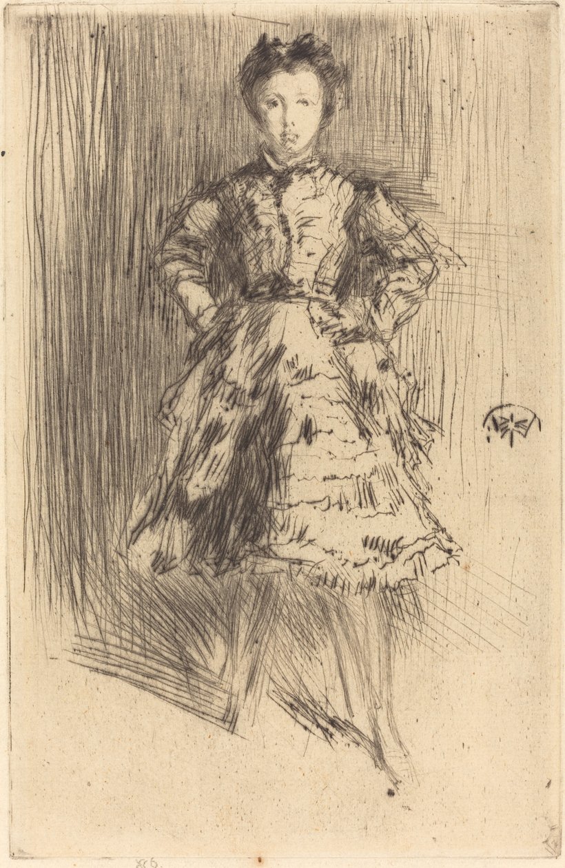Elinor Leyland alkotó: James Abbott McNeill Whistler