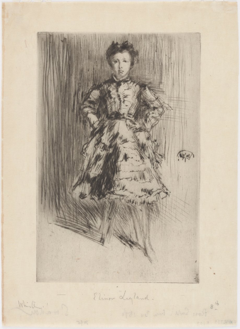 Elinor Leyland alkotó: James Abbott McNeill Whistler