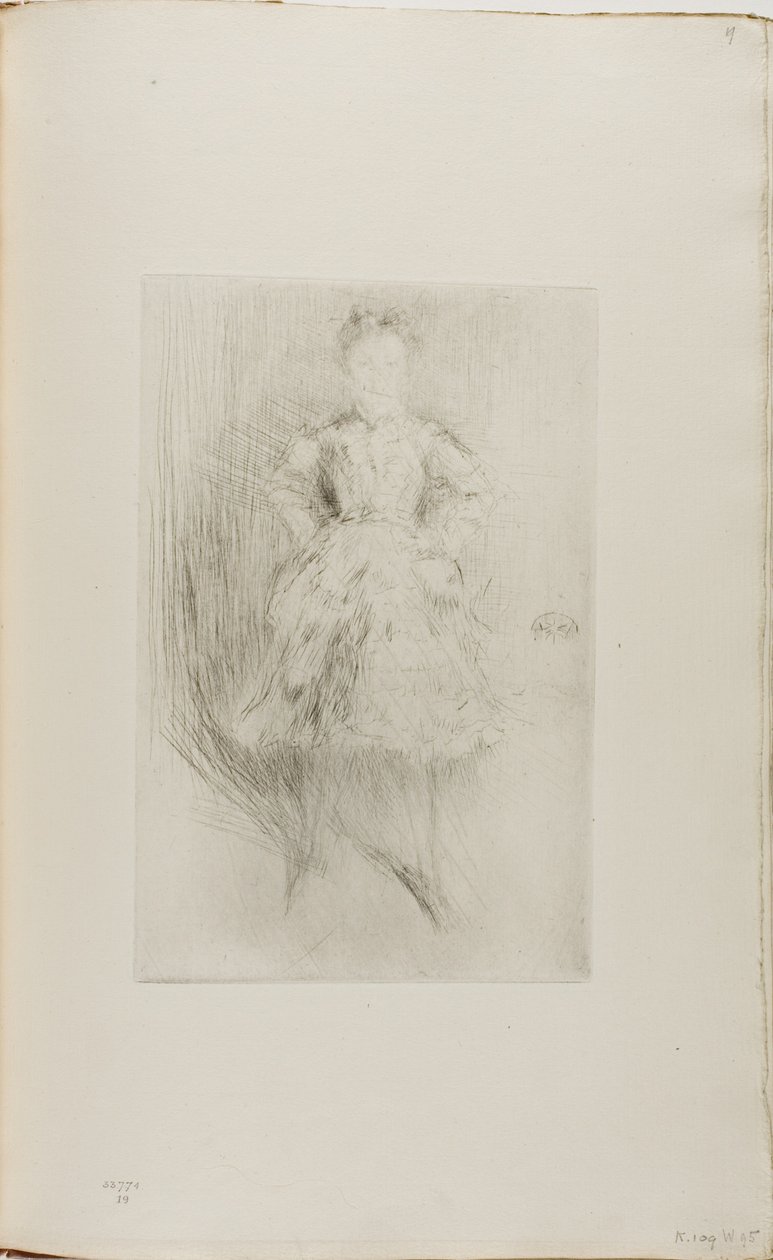 Elinor Leyland alkotó: James Abbott McNeill Whistler