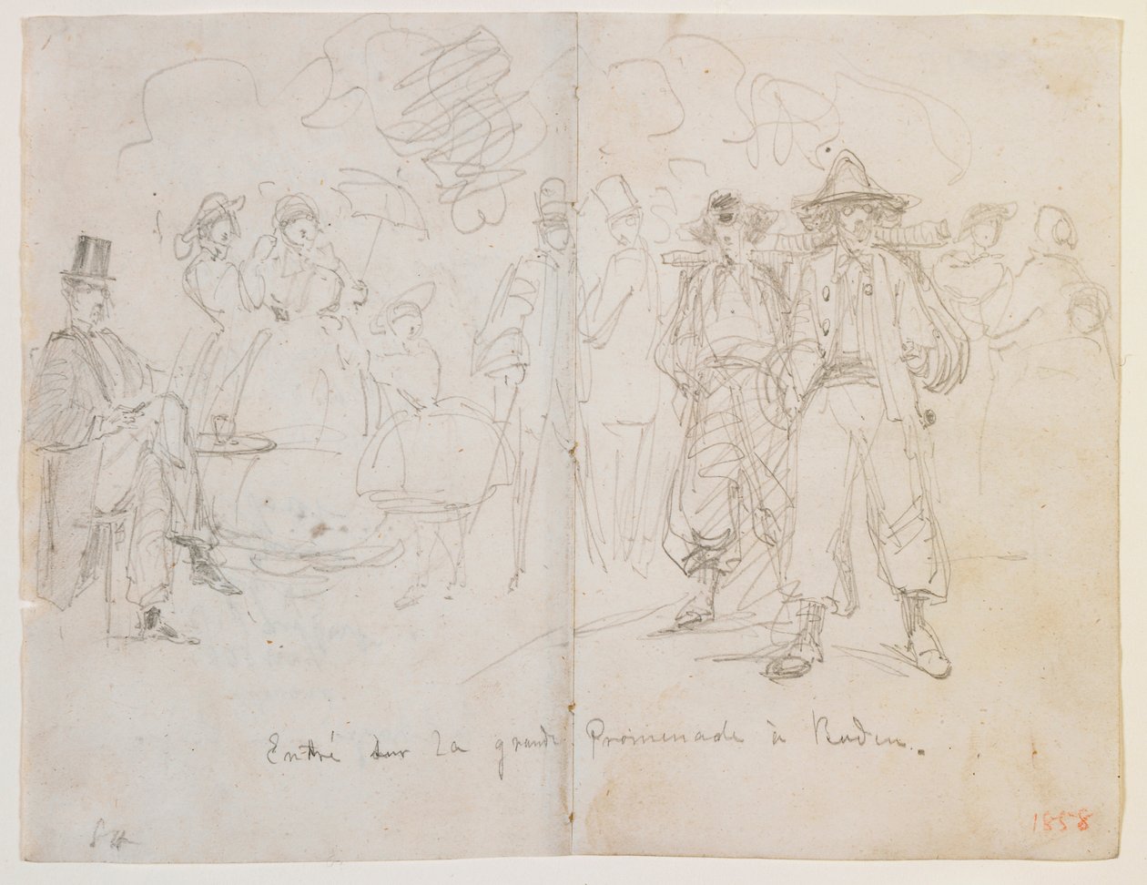Belépett a badeni nagy sétányra alkotó: James Abbott McNeill Whistler