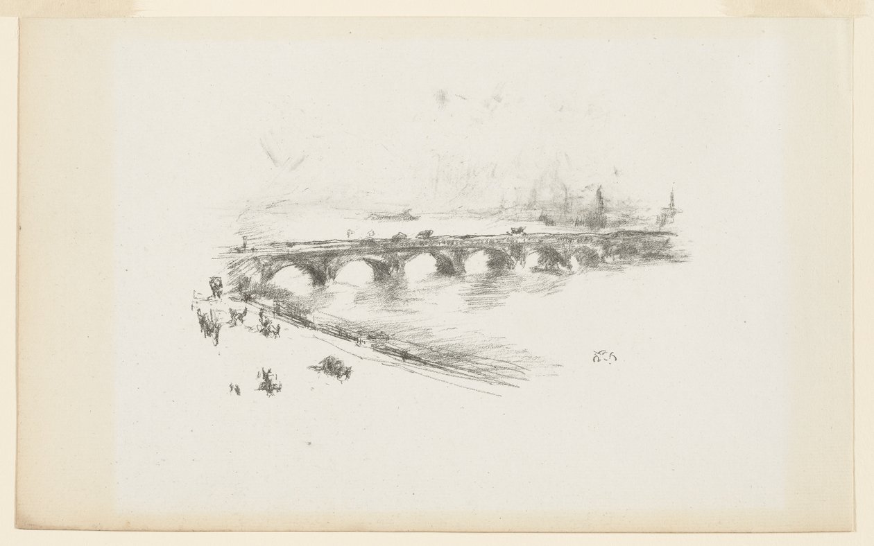 Este, Little Waterloo híd alkotó: James Abbott McNeill Whistler
